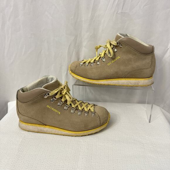 Scarpa Primitive Lite Boots Womens Size 6.5 Backpacking Mid Suede Italy - Picture 9 of 11